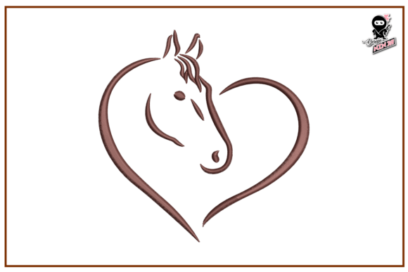 Horse Heart Embroidery, Barn Logo Design Review