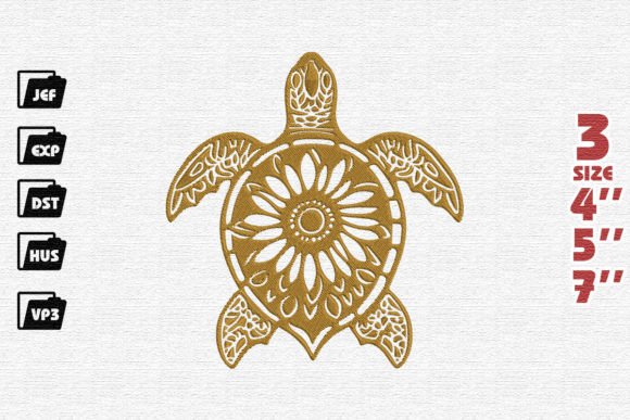 Turtle Mandala Embroidery Design Review